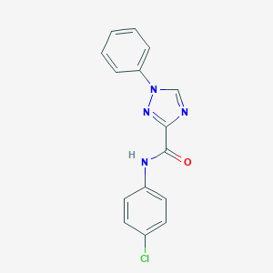 N-(4-chlorophenyl)-1-phenyl-1H-1,2,4-triazole-3-carboxamide