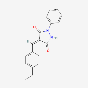 4-(4-ethylbenzylidene)-1-phenyl-3,5-pyrazolidinedione
