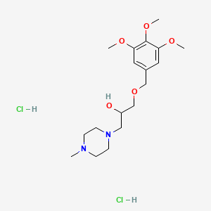 1-(4-methyl-1-piperazinyl)-3-[(3,4,5-trimethoxybenzyl)oxy]-2-propanol dihydrochloride