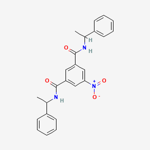 5-nitro-N,N'-bis(1-phenylethyl)isophthalamide