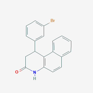 1-(3-bromophenyl)-1,4-dihydrobenzo[f]quinolin-3(2H)-one