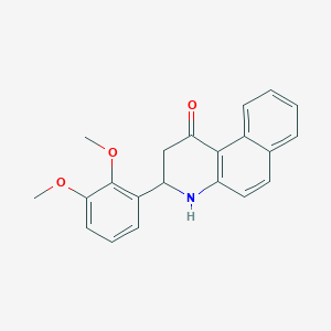 3-(2,3-dimethoxyphenyl)-3,4-dihydrobenzo[f]quinolin-1(2H)-one