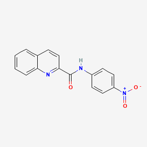 N-(4-nitrophenyl)-2-quinolinecarboxamide