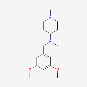 N-(3,5-dimethoxybenzyl)-N,1-dimethyl-4-piperidinamine