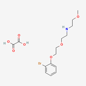molecular formula C15H22BrNO7 B4982586 {2-[2-(2-bromophenoxy)ethoxy]ethyl}(2-methoxyethyl)amine oxalate 