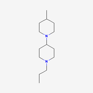 molecular formula C14H28N2 B4982628 4-methyl-1'-propyl-1,4'-bipiperidine 