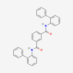 molecular formula C32H24N2O2 B4982673 N,N'-di-2-biphenylylisophthalamide 