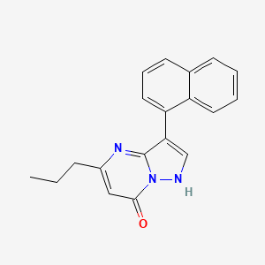 3-(1-naphthyl)-5-propylpyrazolo[1,5-a]pyrimidin-7(4H)-one