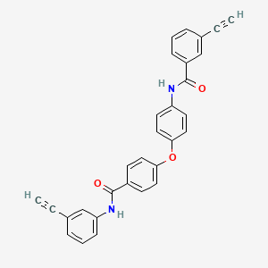 3-ethynyl-N-[4-(4-{[(3-ethynylphenyl)amino]carbonyl}phenoxy)phenyl]benzamide