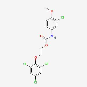 2-(2,4,6-trichlorophenoxy)ethyl (3-chloro-4-methoxyphenyl)carbamate