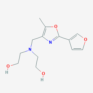 2,2'-({[2-(3-furyl)-5-methyl-1,3-oxazol-4-yl]methyl}imino)diethanol