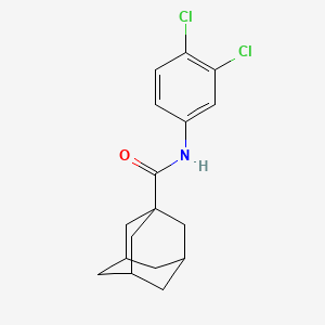 molecular formula C17H19Cl2NO B4983240 N-(3,4-dichlorophenyl)-1-adamantanecarboxamide 