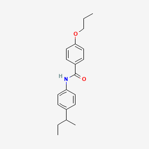 N-(4-sec-butylphenyl)-4-propoxybenzamide