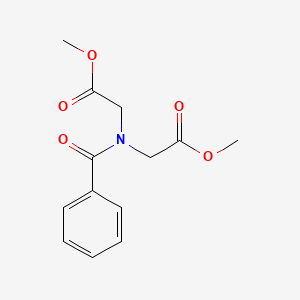 molecular formula C13H15NO5 B4983447 dimethyl 2,2'-(benzoylimino)diacetate CAS No. 5410-11-7