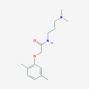 molecular formula C15H24N2O2 B4983564 N-[3-(dimethylamino)propyl]-2-(2,5-dimethylphenoxy)acetamide 