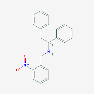 molecular formula C21H20N2O2 B4983713 (1,2-diphenylethyl)(2-nitrobenzyl)amine 