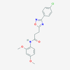 3-[3-(4-chlorophenyl)-1,2,4-oxadiazol-5-yl]-N-(2,4-dimethoxyphenyl)propanamide