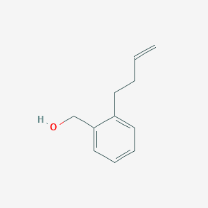 molecular formula C11H14O B049838 [2-(3-丁烯-1-基)苯基]甲醇 CAS No. 121089-46-1