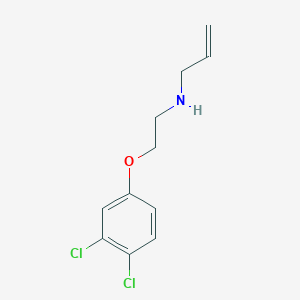 molecular formula C11H13Cl2NO B4983804 N-[2-(3,4-dichlorophenoxy)ethyl]-2-propen-1-amine 