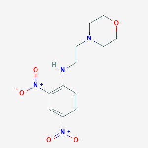 molecular formula C12H16N4O5 B4984112 (2,4-dinitrophenyl)[2-(4-morpholinyl)ethyl]amine 