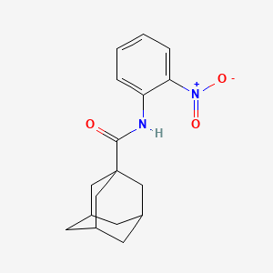 molecular formula C17H20N2O3 B4984294 N-(2-nitrophenyl)-1-adamantanecarboxamide 