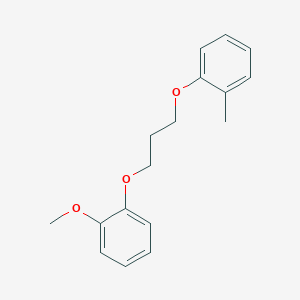 molecular formula C17H20O3 B4984322 1-methoxy-2-[3-(2-methylphenoxy)propoxy]benzene 