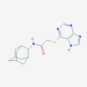 molecular formula C17H21N5OS B498433 N-(2-adamantyl)-2-(7H-purin-6-ylsulfanyl)acetamide 
