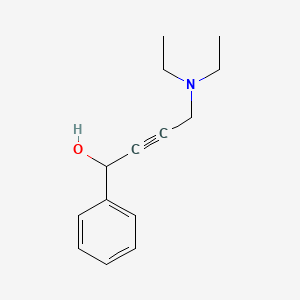 molecular formula C14H19NO B4984486 4-(diethylamino)-1-phenyl-2-butyn-1-ol 