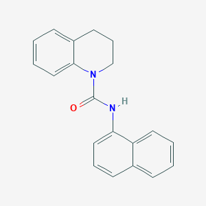 molecular formula C20H18N2O B4984593 N-1-naphthyl-3,4-dihydro-1(2H)-quinolinecarboxamide 