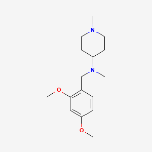 N-(2,4-dimethoxybenzyl)-N,1-dimethyl-4-piperidinamine