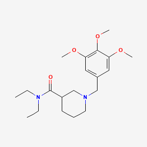 molecular formula C20H32N2O4 B4984881 N,N-diethyl-1-(3,4,5-trimethoxybenzyl)-3-piperidinecarboxamide 