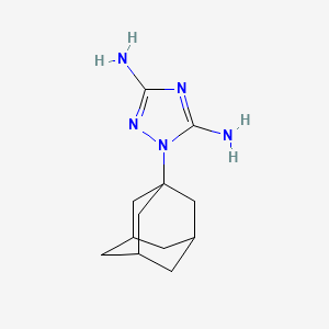 molecular formula C12H19N5 B4984903 1-(1-adamantyl)-1H-1,2,4-triazole-3,5-diamine 