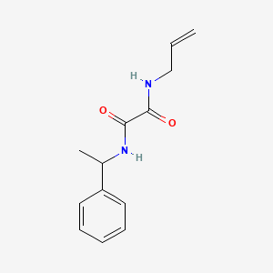 molecular formula C13H16N2O2 B4984943 N-allyl-N'-(1-phenylethyl)ethanediamide 