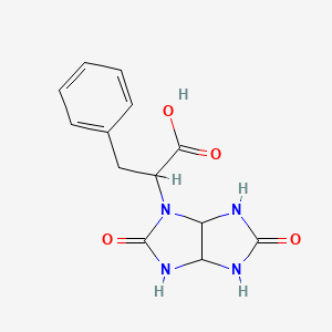 molecular formula C13H14N4O4 B4985057 2-(2,5-dioxohexahydroimidazo[4,5-d]imidazol-1(2H)-yl)-3-phenylpropanoic acid 