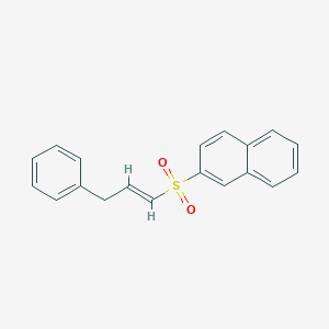 molecular formula C19H16O2S B498509 2-Naphthyl 3-phenyl-1-propenyl sulfone CAS No. 915187-30-3