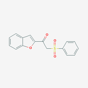 1-(1-Benzofuran-2-yl)-2-(phenylsulfonyl)ethanone