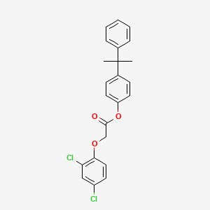 molecular formula C23H20Cl2O3 B4985171 4-(1-methyl-1-phenylethyl)phenyl (2,4-dichlorophenoxy)acetate 