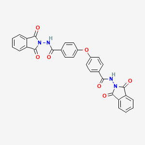 molecular formula C30H18N4O7 B4985210 4,4'-oxybis[N-(1,3-dioxo-1,3-dihydro-2H-isoindol-2-yl)benzamide] 