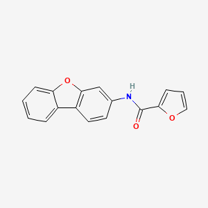 molecular formula C17H11NO3 B4985260 N-dibenzo[b,d]furan-3-yl-2-furamide 