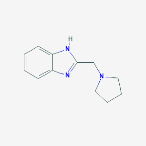 molecular formula C12H15N3 B498557 2-(pyrrolidin-1-ylmethyl)-1H-benzimidazole CAS No. 2948-92-7
