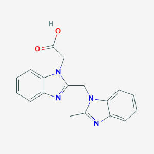 {2-[(2-methyl-1H-benzimidazol-1-yl)methyl]-1H-benzimidazol-1-yl}acetic acid