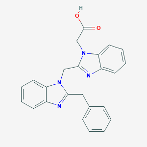 {2-[(2-benzyl-1H-benzimidazol-1-yl)methyl]-1H-benzimidazol-1-yl}acetic acid