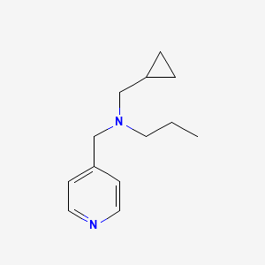 molecular formula C13H20N2 B4985718 (cyclopropylmethyl)propyl(4-pyridinylmethyl)amine 
