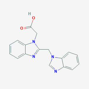 [2-(1H-benzimidazol-1-ylmethyl)-1H-benzimidazol-1-yl]acetic acid