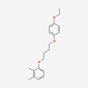 molecular formula C20H26O3 B4985862 1-[4-(4-ethoxyphenoxy)butoxy]-2,3-dimethylbenzene 