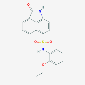 N-(2-ethoxyphenyl)-2-oxo-1,2-dihydrobenzo[cd]indole-6-sulfonamide