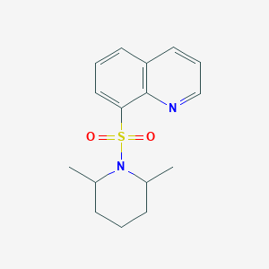 8-[(2,6-Dimethyl-1-piperidinyl)sulfonyl]quinoline