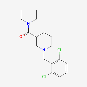 1-(2,6-dichlorobenzyl)-N,N-diethyl-3-piperidinecarboxamide