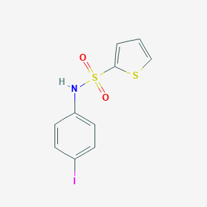 molecular formula C10H8INO2S2 B498602 N-(4-iodophenyl)thiophene-2-sulfonamide CAS No. 333434-63-2