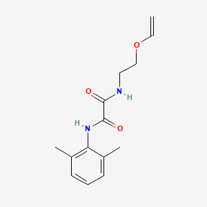 molecular formula C14H18N2O3 B4986040 N-(2,6-dimethylphenyl)-N'-[2-(vinyloxy)ethyl]ethanediamide 